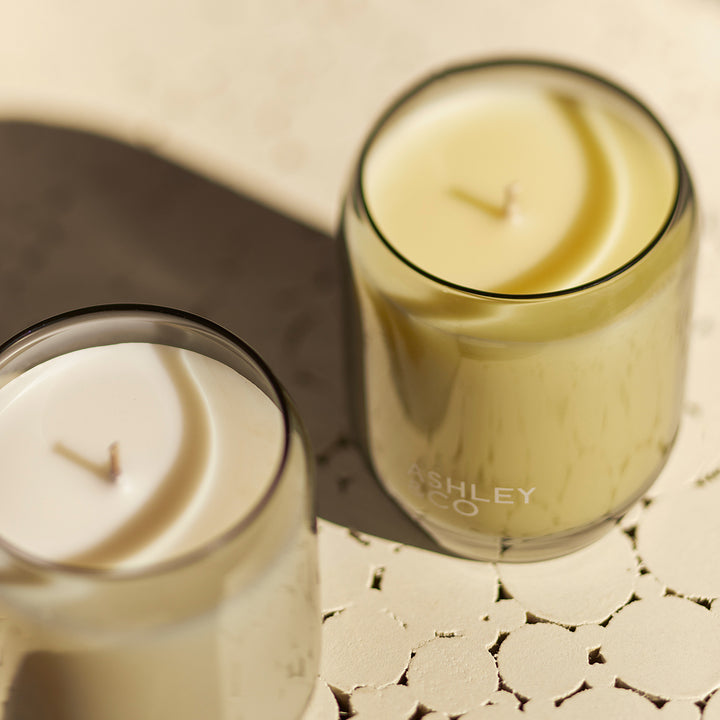 ashley + co | waxed perfume scented candle | bonberry