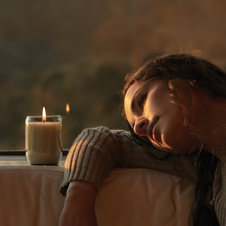 ashley + co | waxed perfume scented candle | bonberry