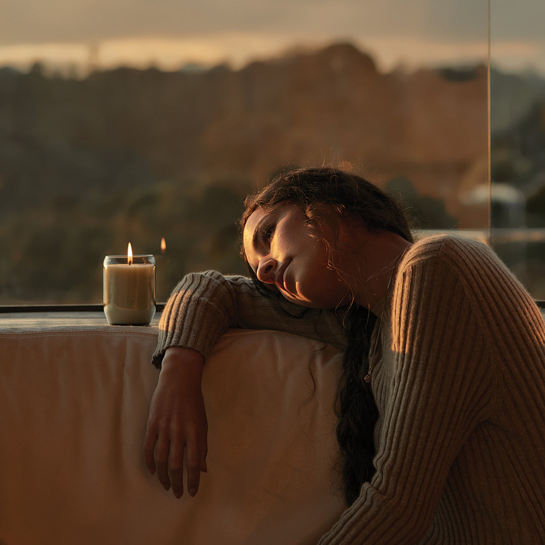 ashley + co | waxed perfume scented candle | bonberry