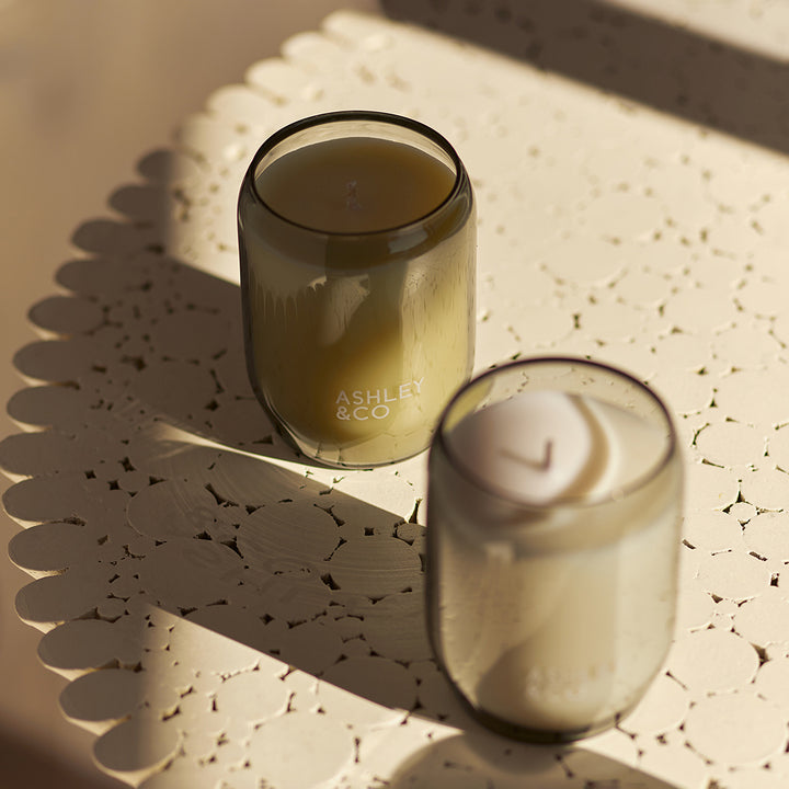 ashley + co | waxed perfume scented candle | bonberry