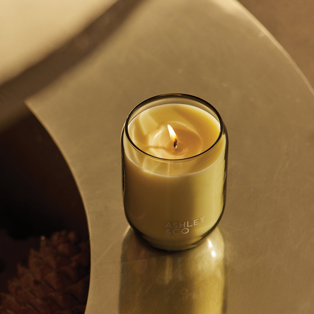 ashley + co | waxed perfume scented candle | bonberry