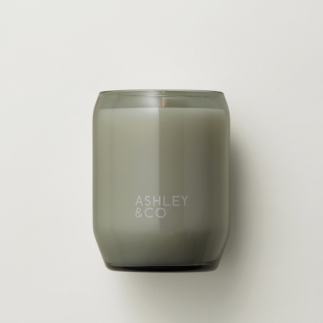 ashley + co | waxed perfume scented kitchen candle | lotus leaf + lustre + yuzu