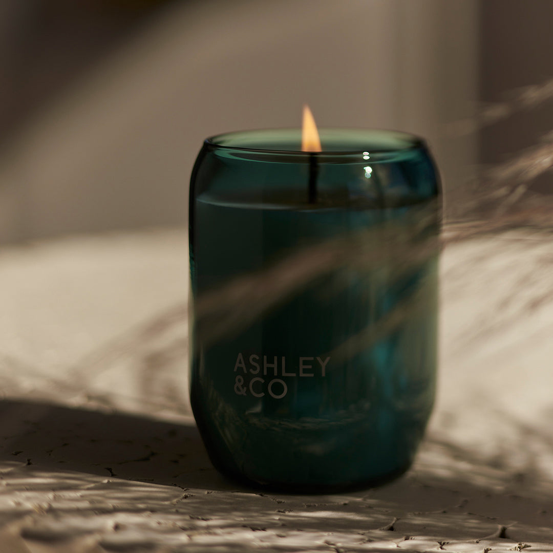 ashley + co | waxed perfume scented outdoor candle | tui + kahili + citronella