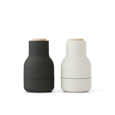 audo copenhagen (menu) | bottle grinder set small | ash carbon + beech lid