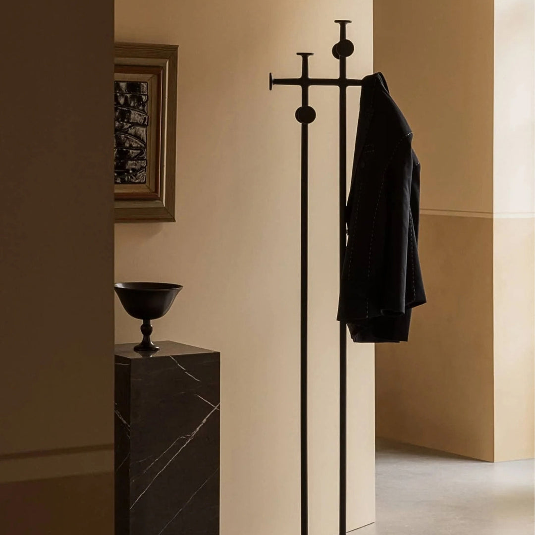 audo copenhagen (menu) | coat stand + hanger | floor | black