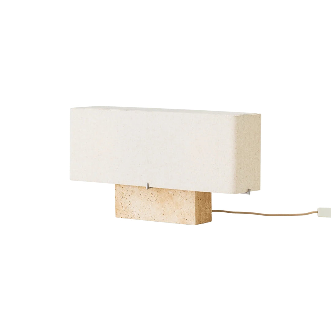  audo copenhagen | nonna table lamp  30cm | travertine stone