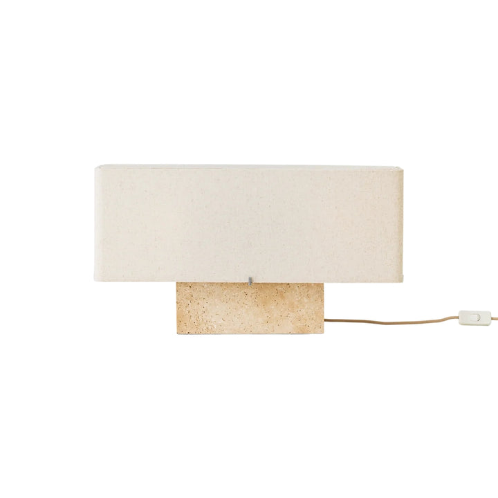  audo copenhagen | nonna table lamp  30cm | travertine stone