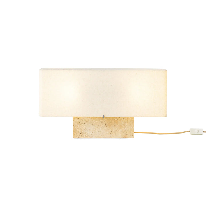  audo copenhagen | nonna table lamp  30cm | travertine stone
