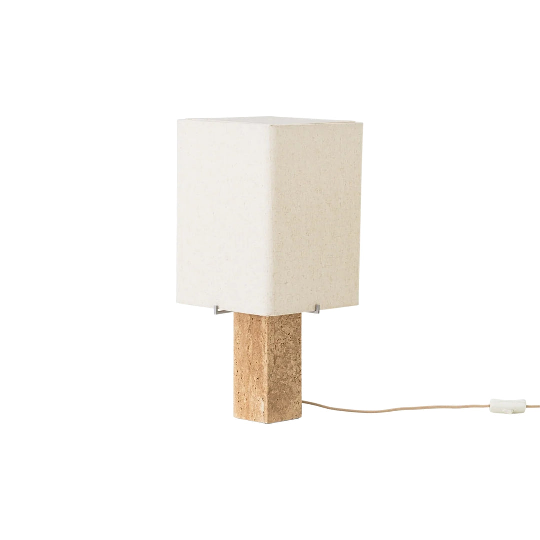  audo copenhagen | nonna table lamp  49cm | travertine stone
