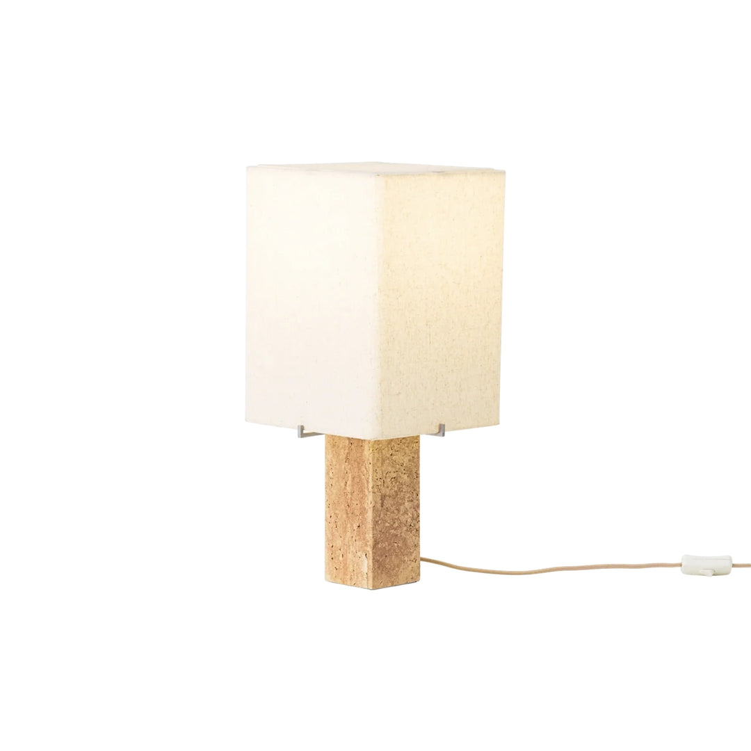  audo copenhagen | nonna table lamp  49cm | travertine stone