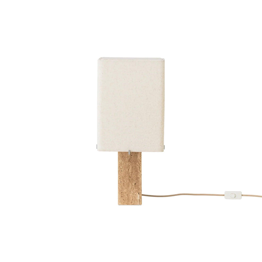  audo copenhagen | nonna table lamp  49cm | travertine stone