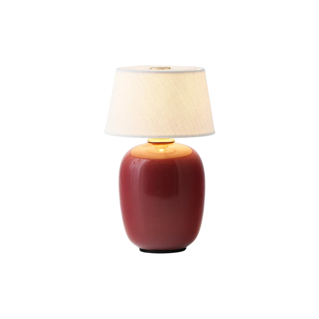 audo copenhagen | torso table lamp | portable - ruby