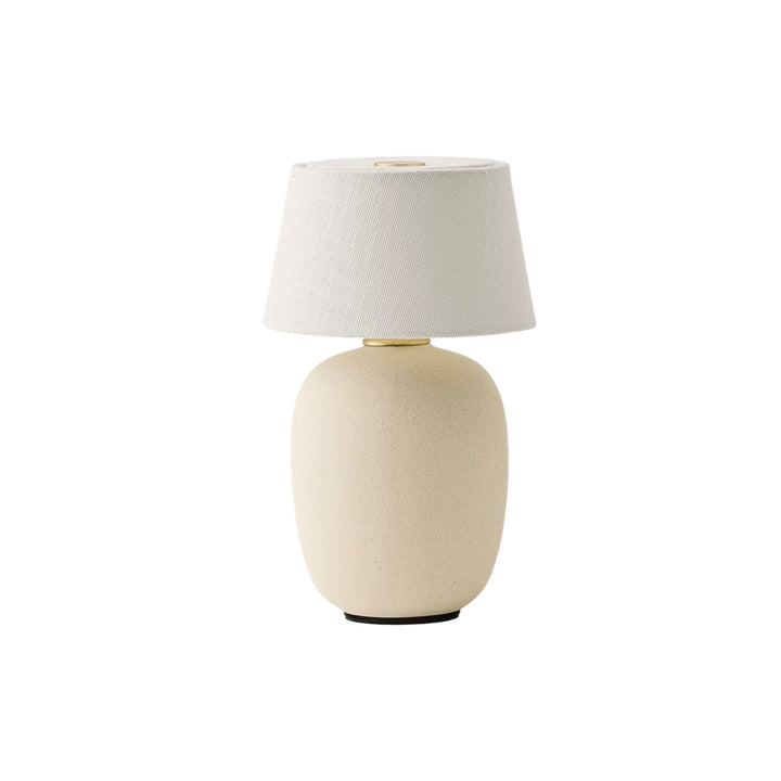 audo copenhagen | torso table lamp | portable - sand