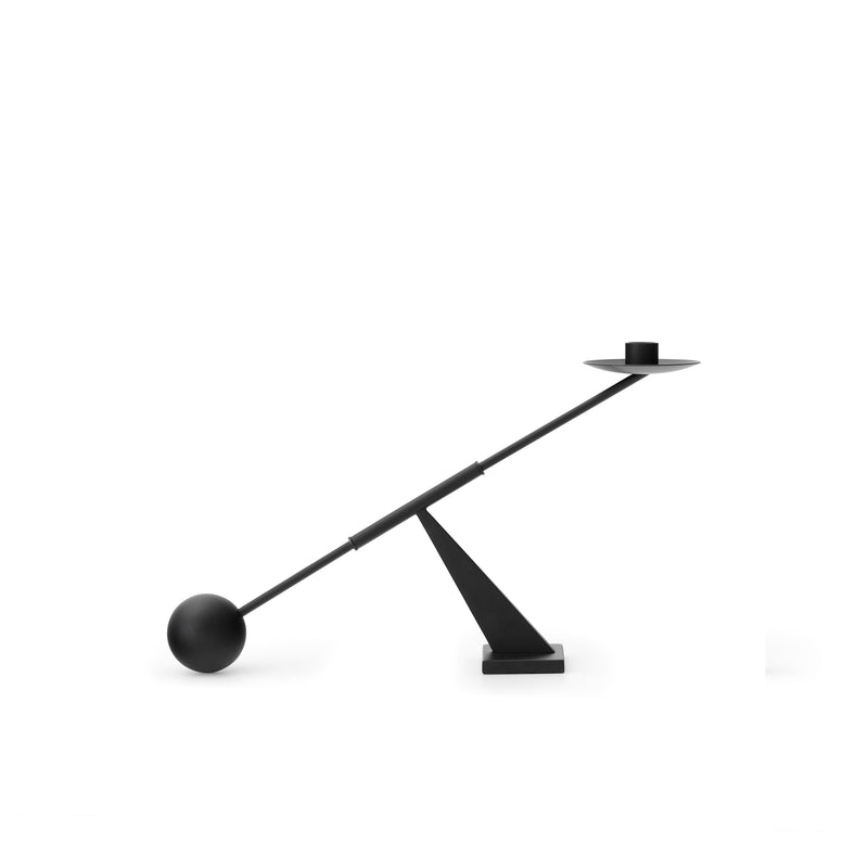 audo copenhagen (menu) | interconnect candle holder small | black