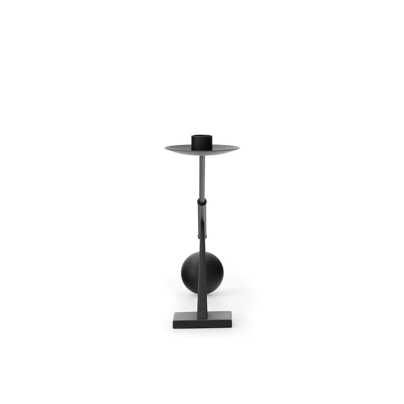 audo copenhagen (menu) | interconnect candle holder small | black