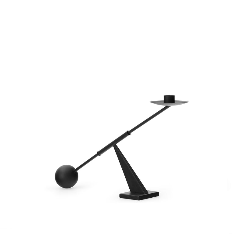 audo copenhagen (menu) | interconnect candle holder small | black