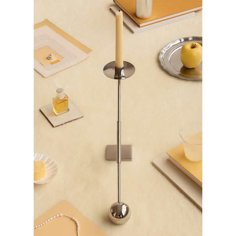 audo copenhagen (menu) | interconnect candle holder small | stainless steel