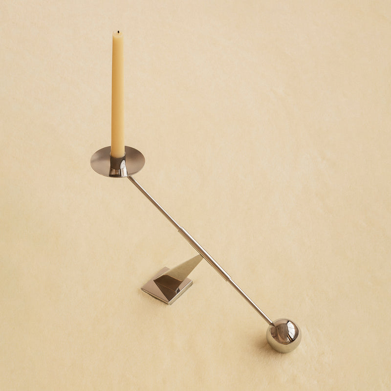 audo copenhagen (menu) | interconnect candle holder small | stainless steel