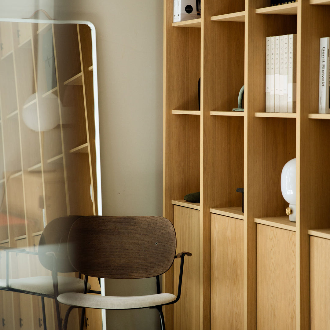 audo copenhagen (menu) | norm floor mirror | white