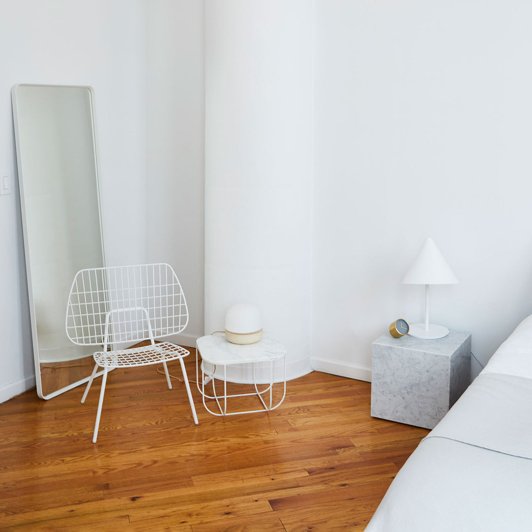 audo copenhagen (menu) | norm floor mirror | white