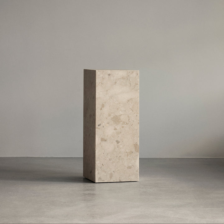 audo copenhagen (menu) | plinth pedestal | kunis breccia stone