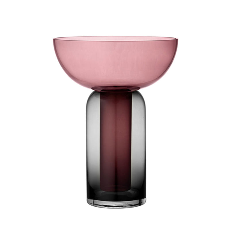 aytm | torus vase | black + rose large - LC