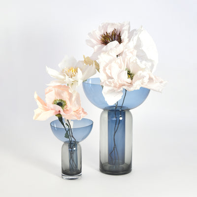 aytm | torus vase | black + navy small - LC