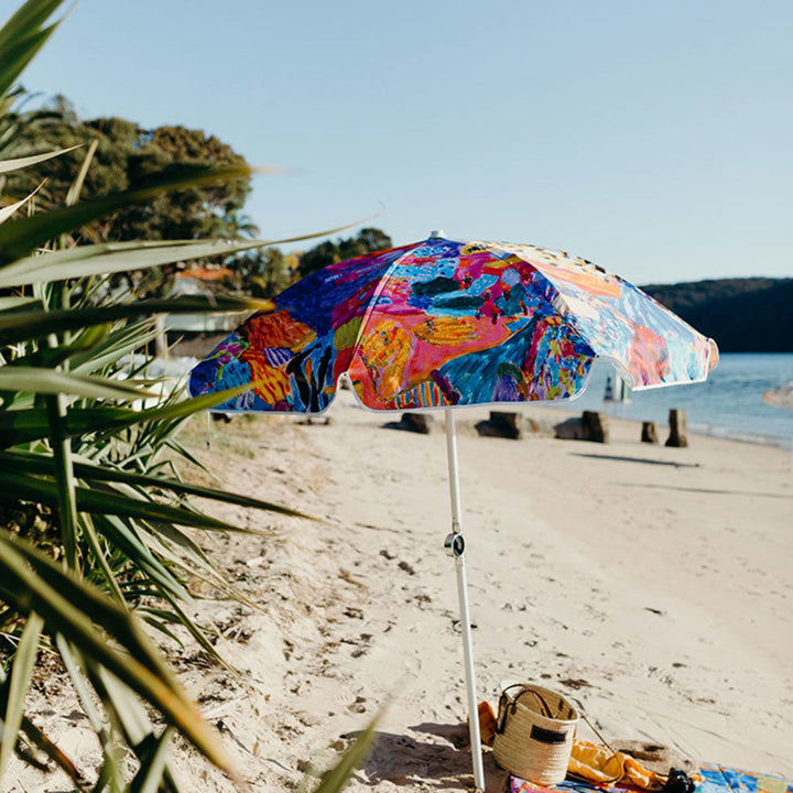 basil bangs | premium beach umbrella | ken done - LC