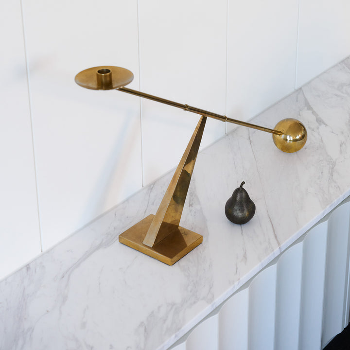 audo copenhagen (menu) | interconnect candle holder | polished brass