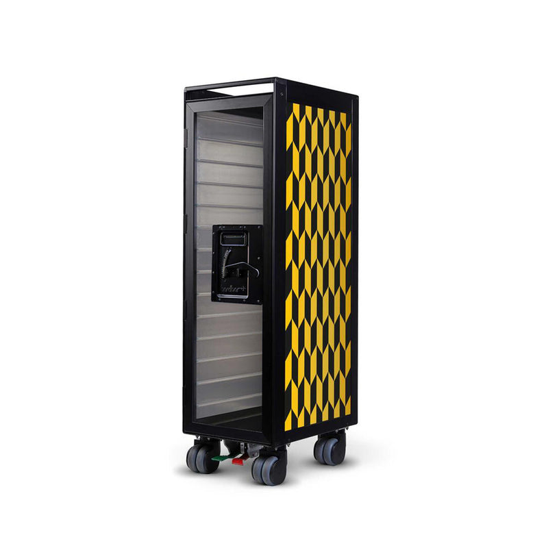 bordbar | classic trolley | OUTER TROLLEY ONLY - black with transparent door