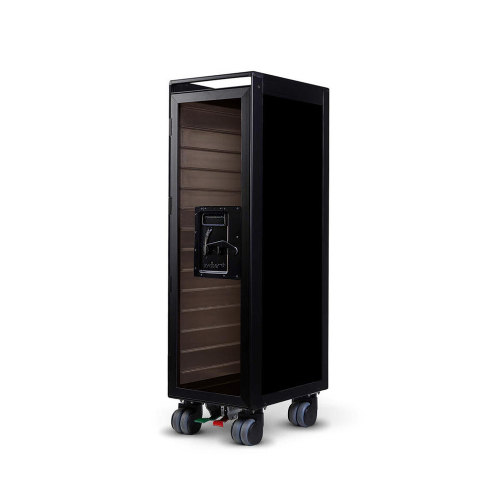 bordbar | classic trolley | OUTER TROLLEY ONLY - black with transparent smoke door