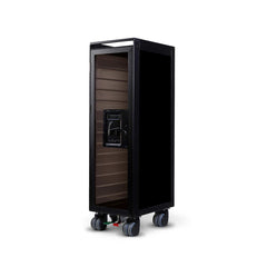 bordbar | classic trolley | OUTER TROLLEY ONLY - black with transparent smoke door