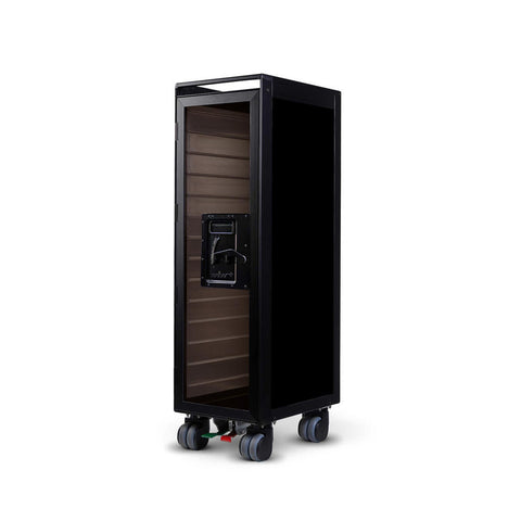 bordbar | classic trolley | OUTER TROLLEY ONLY - black with transparent smoke door