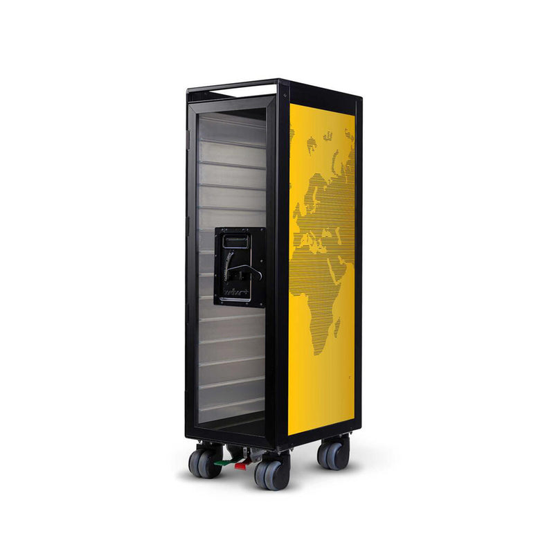 bordbar | classic trolley | OUTER TROLLEY ONLY - black with transparent door