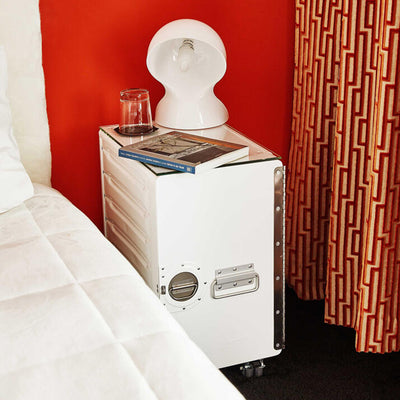 bordbar | box trolley + bedside equipment | white