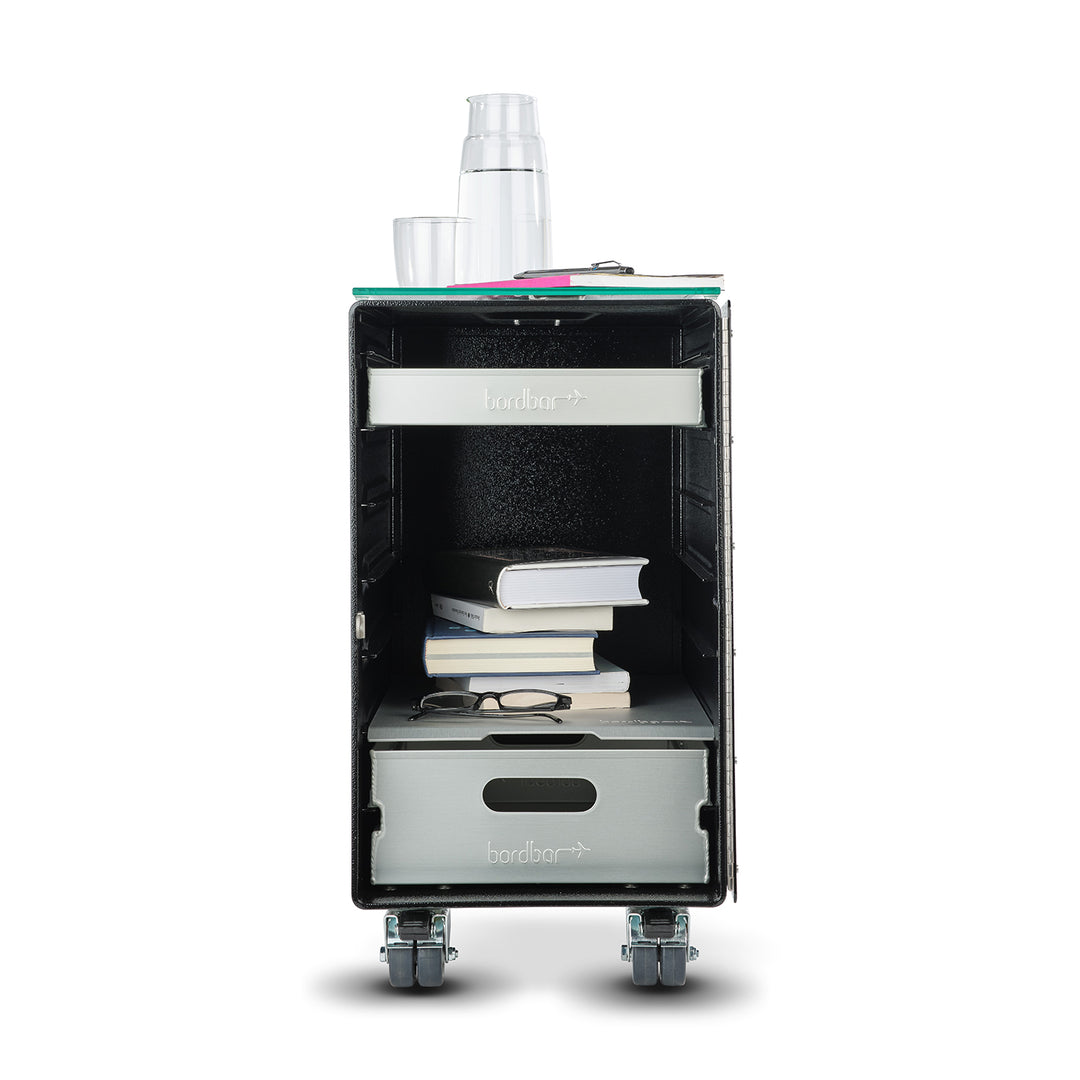 bordbar | box trolley + bedside equipment | black