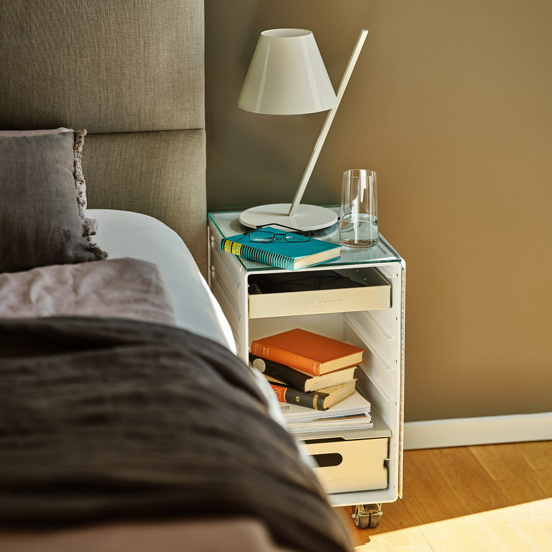 bordbar | box trolley + bedside equipment | white