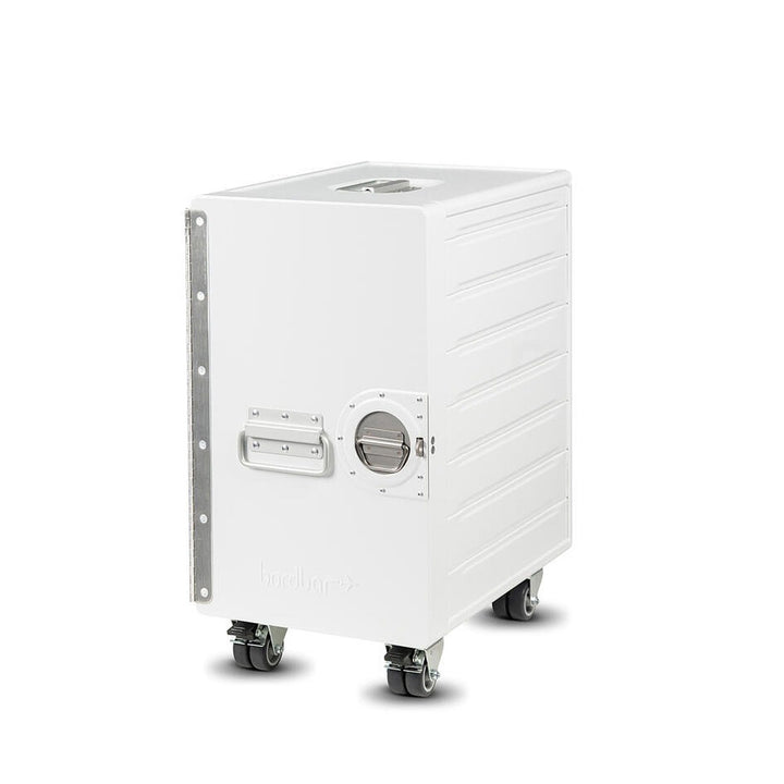 bordbar | box trolley | door hinge left + bedside equipment | white
