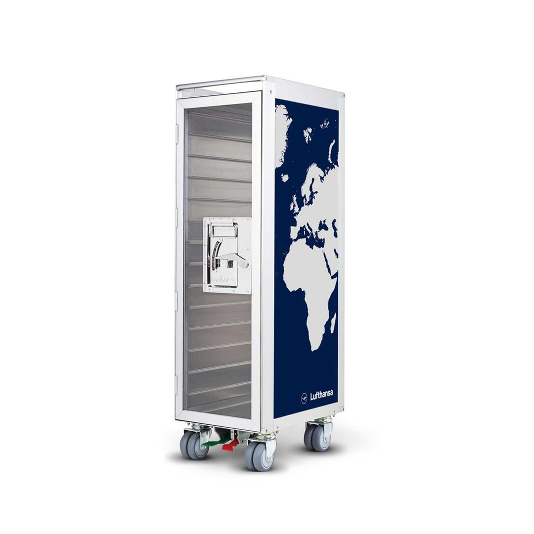 bordbar | classic trolley | OUTER TROLLEY ONLY - aluminium with transparent door