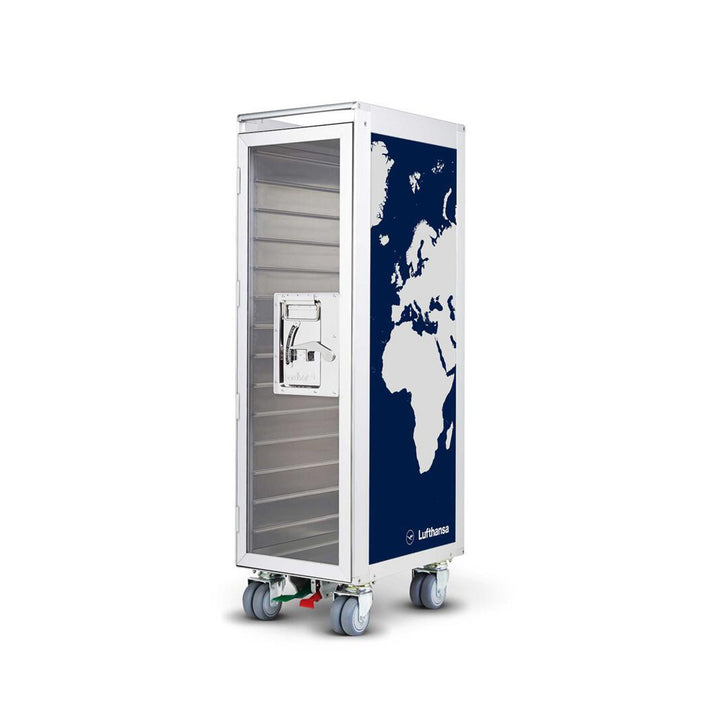 bordbar | classic trolley | OUTER TROLLEY ONLY - aluminium with transparent door