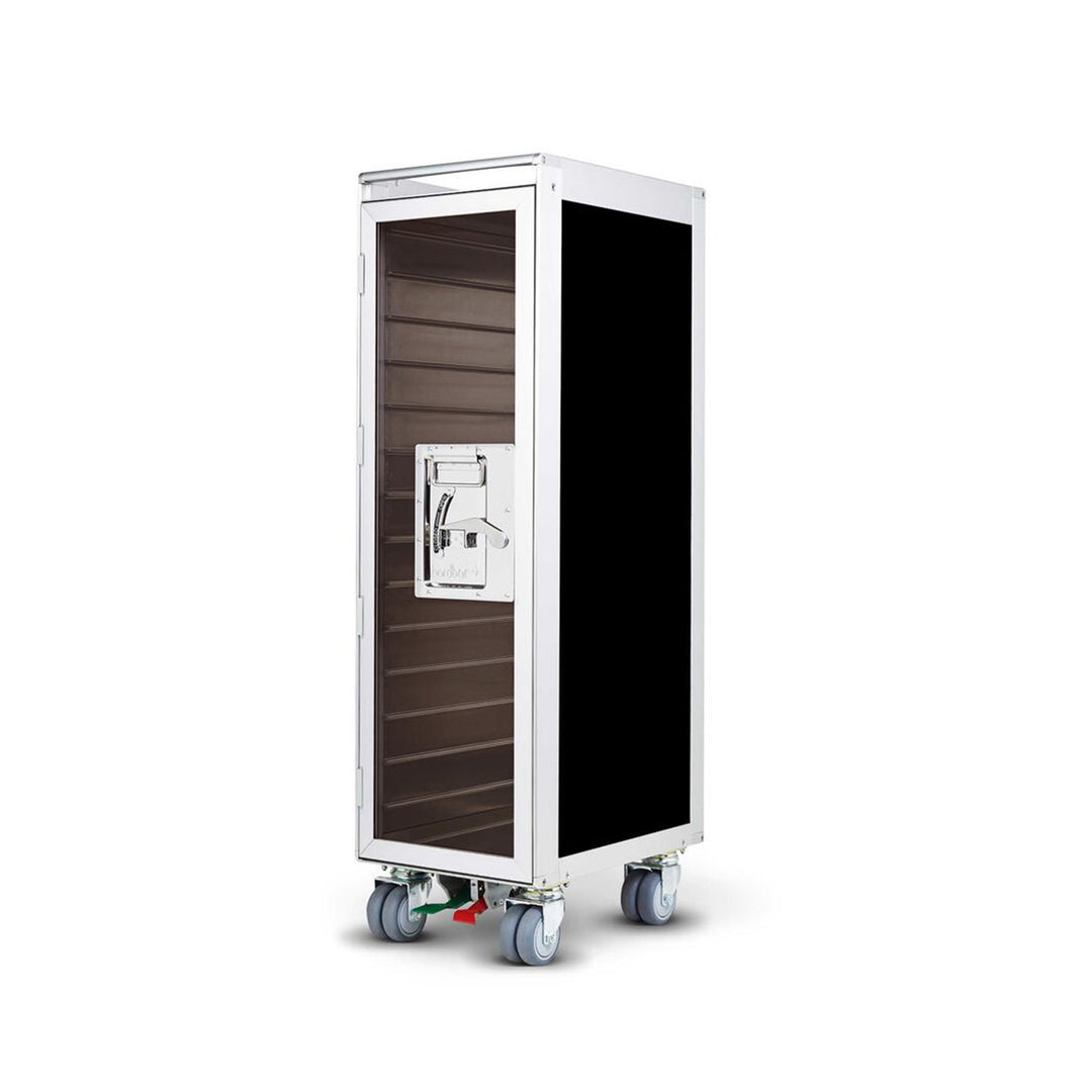 bordbar | classic trolley | OUTER TROLLEY ONLY - aluminium with transparent smoke door