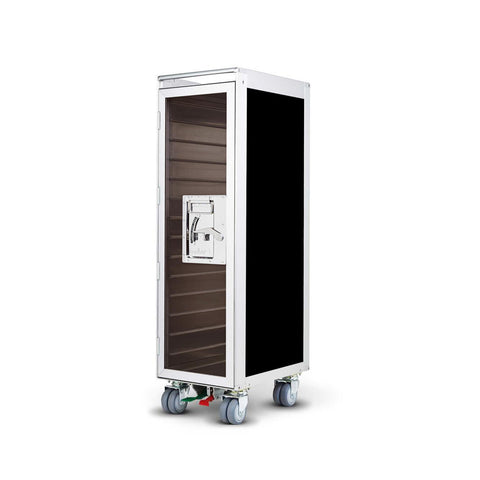 bordbar | classic trolley | OUTER TROLLEY ONLY - aluminium with transparent smoke door