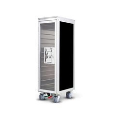 bordbar | classic trolley | OUTER TROLLEY ONLY - aluminium with transparent door
