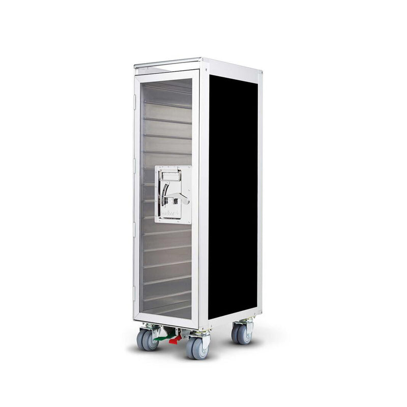 bordbar | classic trolley | OUTER TROLLEY ONLY - aluminium with transparent door