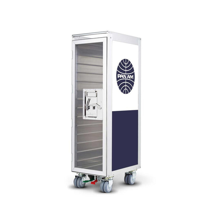 bordbar | classic trolley | OUTER TROLLEY ONLY - aluminium with transparent door