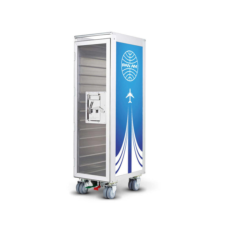 bordbar | classic trolley | OUTER TROLLEY ONLY - aluminium with transparent door