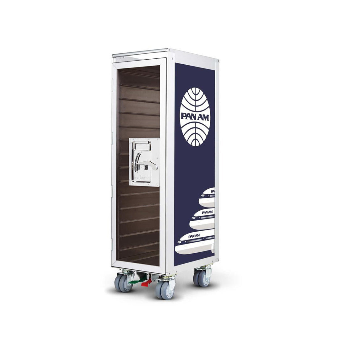 bordbar | classic trolley | OUTER TROLLEY ONLY - aluminium with transparent smoke door