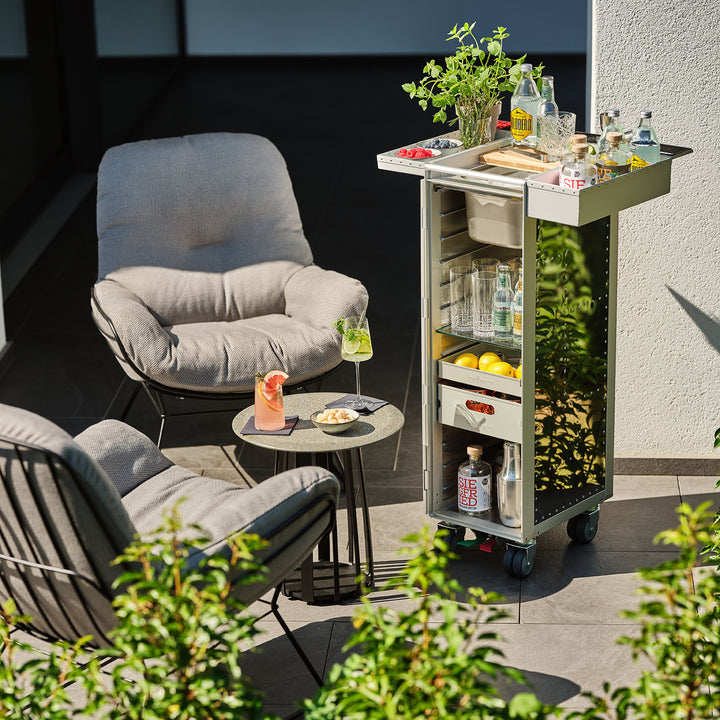 bordbar | airline trolley | rivet rocker by siegfried + classic door