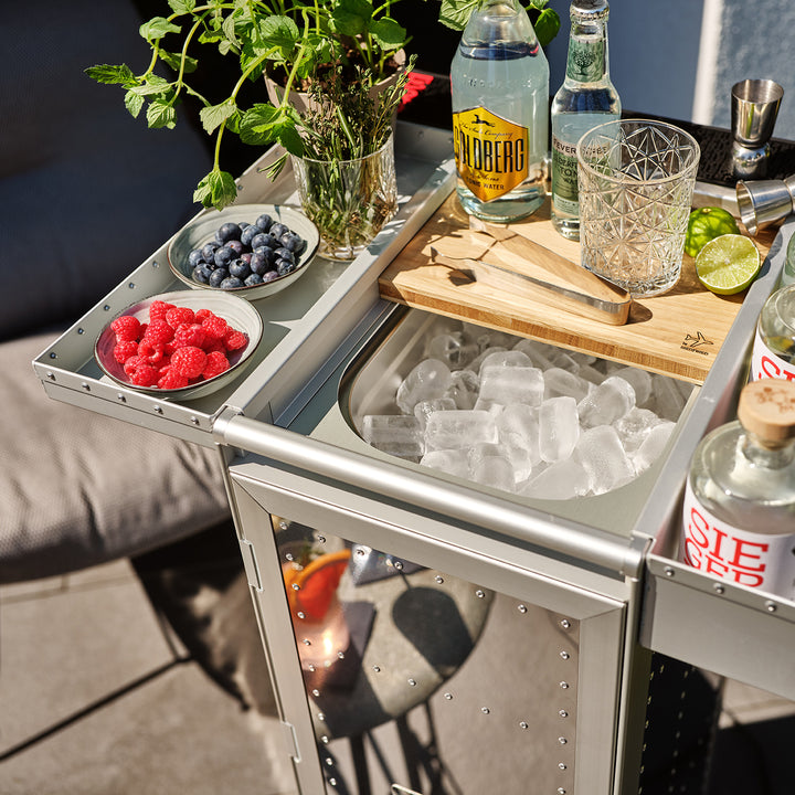 bordbar | airline trolley | rivet rocker by siegfried + classic door