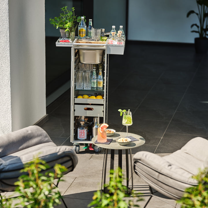 bordbar | airline trolley | rivet rocker by siegfried + classic door